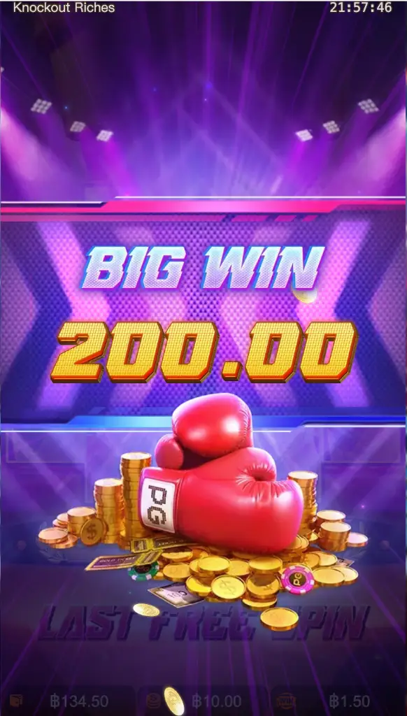 รูปภาพจากเกม Knockout Riches ค่าย PG