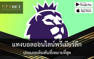 แทงบอลออนไลน์พรีเมียร์ลีก: ประเภทเดิมพันที่เหมาะที่สุด